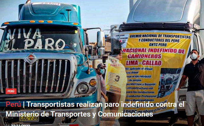 Paro De Transportistas: ¿cuándo Empieza, A Qué Hora Y Cuáles Son Las ...